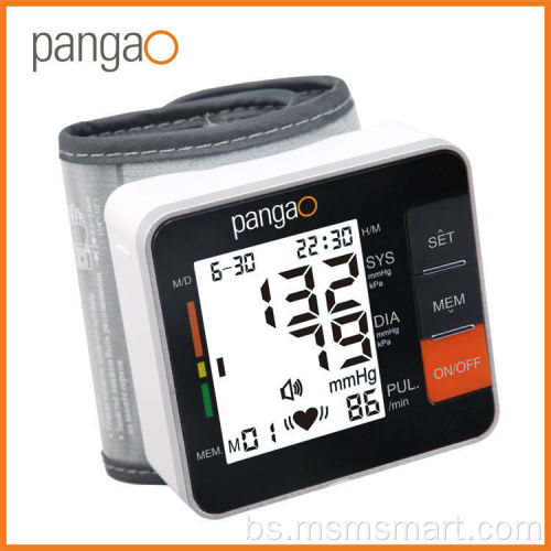 1Inteligentan jednostavan digitalni monitor krvnog pritiska na zapešću